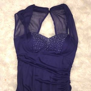 Formal purple dress